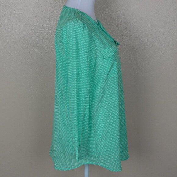 Joie Marlo Heart Print Blouse Silk - Picture 6 of 8